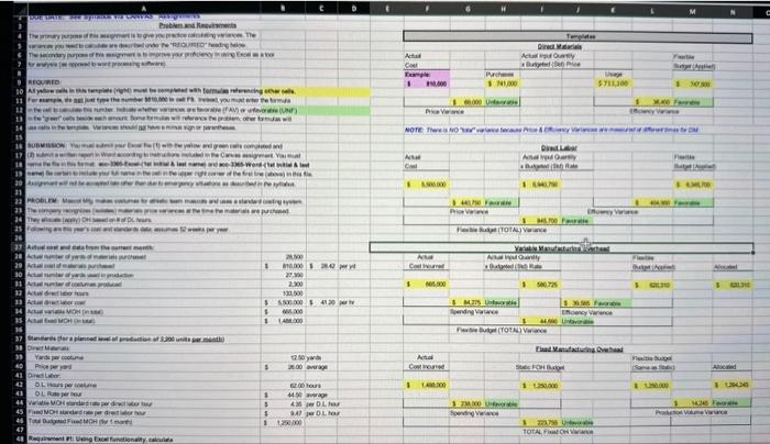 can you redo it by putting formulas instead to solve the answer