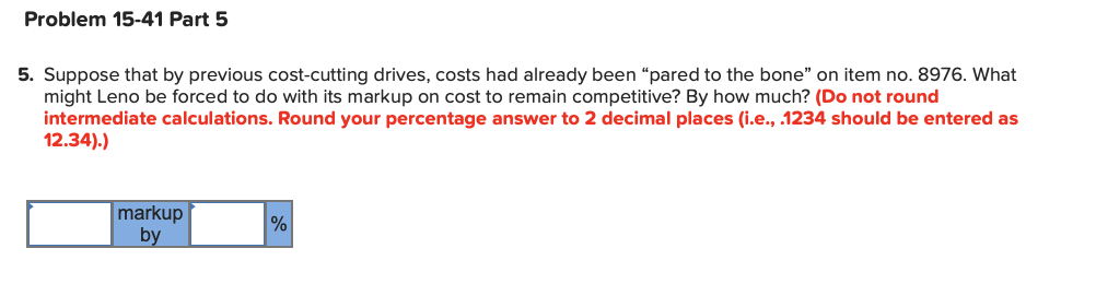 [The following information applies to the questions displayed below.) For many years,