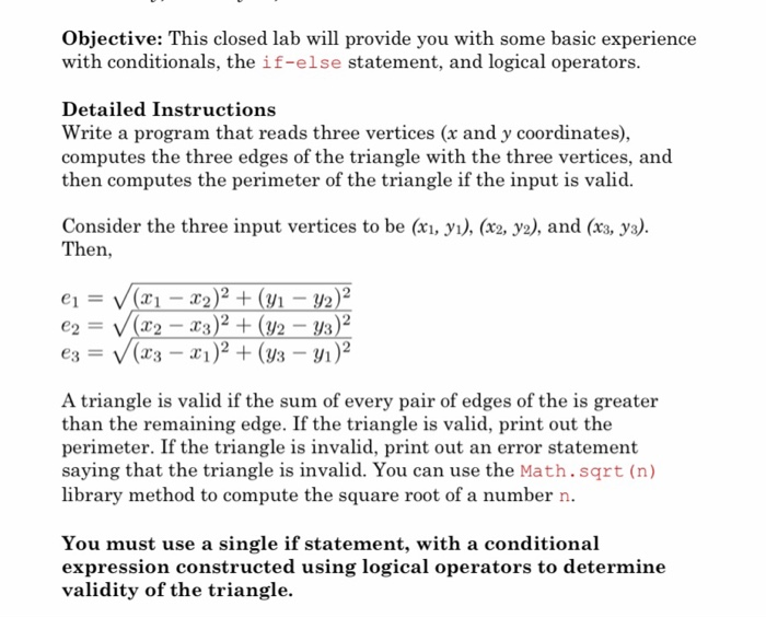 using Java program Objective: This closed lab will provide you with some