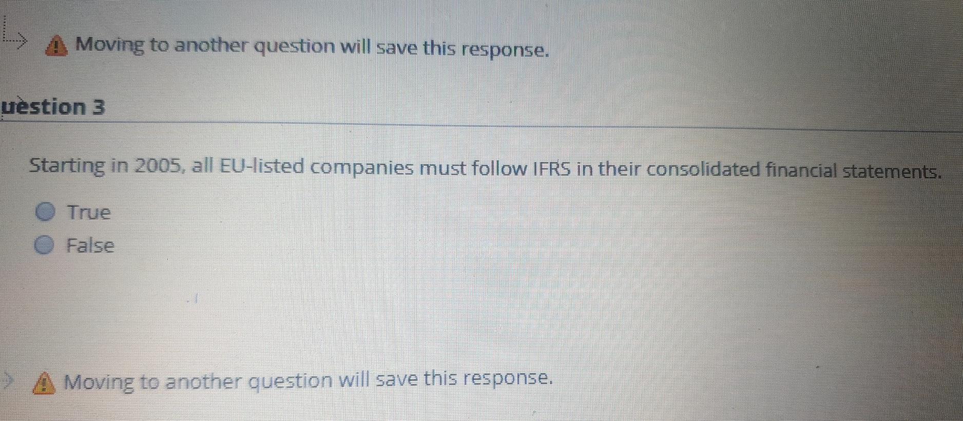 Moving to another question will save this response. uestion 3 Starting