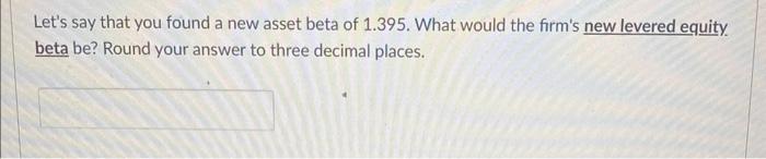 the following information for the rest of the assignment (for anything that