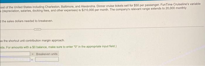 departing from several cities on the East Coast of the United States