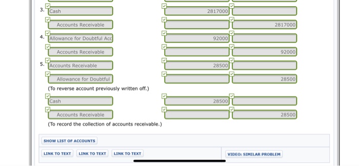 for doubtful accounts 950,500 79,700 During 2017, the company had the following