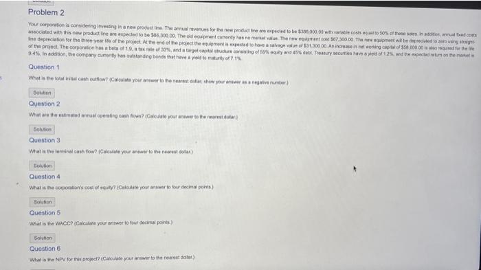 can someone solve thos using excel, thank you so much!! i would