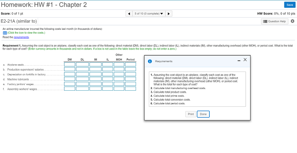 80 90 175 $ 1,200 c. Depreciation on forklifts in factory g.