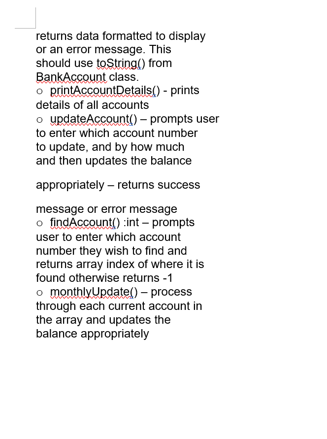 person - firstName, lastName, phoneNumber, emailAddress. . Methods: o constructor () to