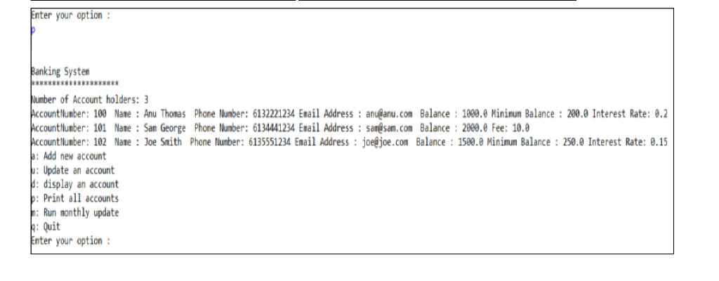 be the base class and contain the common data members for all