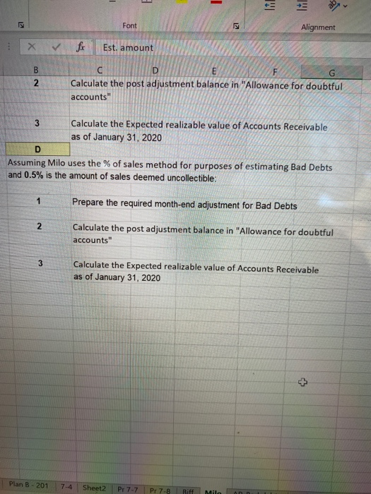 charged when an accounts receivable are written off. As of January 1,