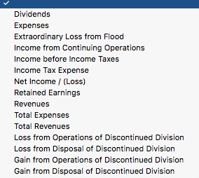 fiscal year ending October 31, 2017 aas Corporation reports the following partial