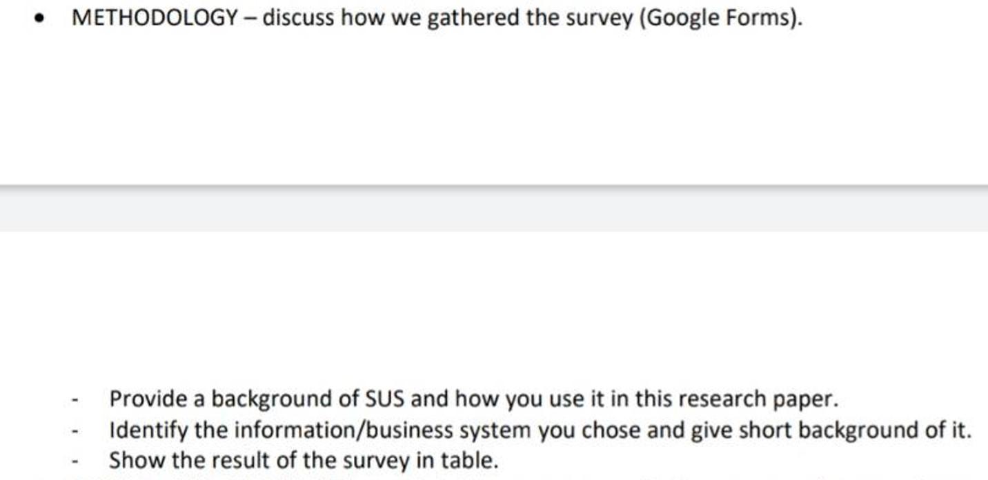 Write a short research paper that presents usability studies aligned with Information