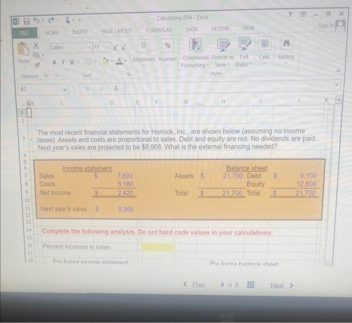 corporate finance; please have the answer using the formula The most recent