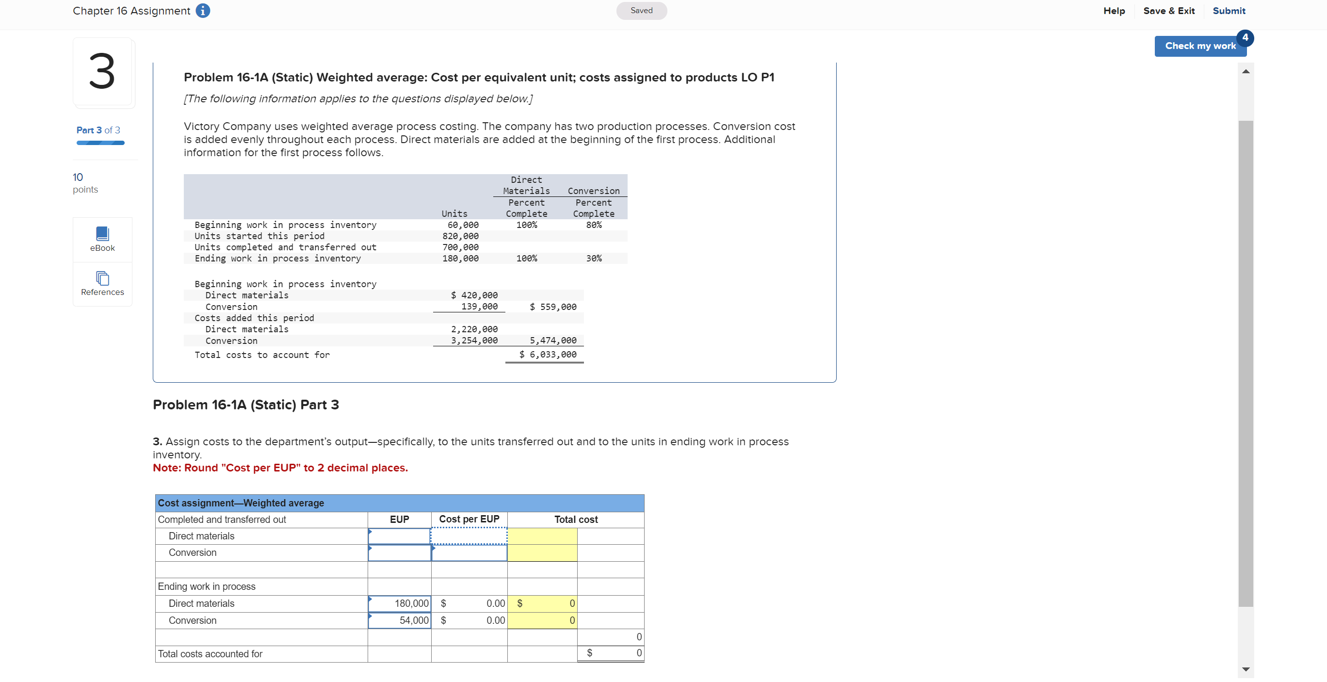 assigned to products LO P1 [The following information applies to the questions
