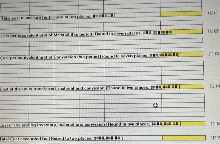 costing in the molding department. The factory overhead is applied at a