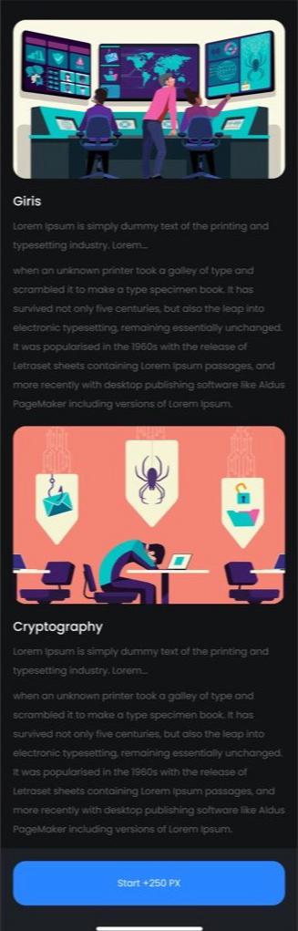  Create a flutter application that do the following stuff as seen
