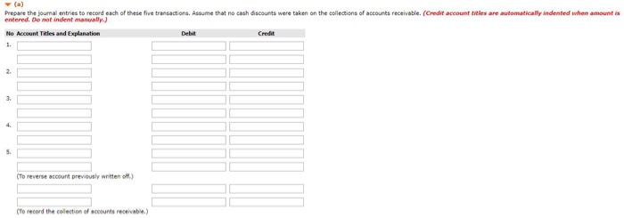 reported the following information on its balance sheet. Accounts receivable Less: Allowance