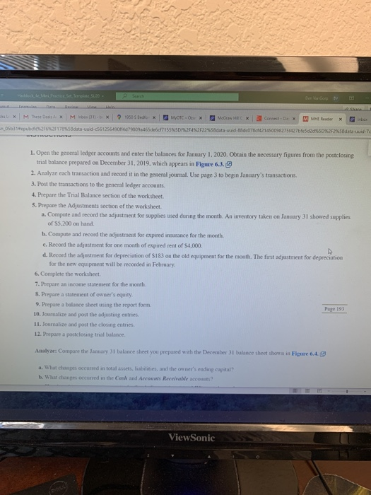 help with General ledger (debits and credits) and post closing trial balance