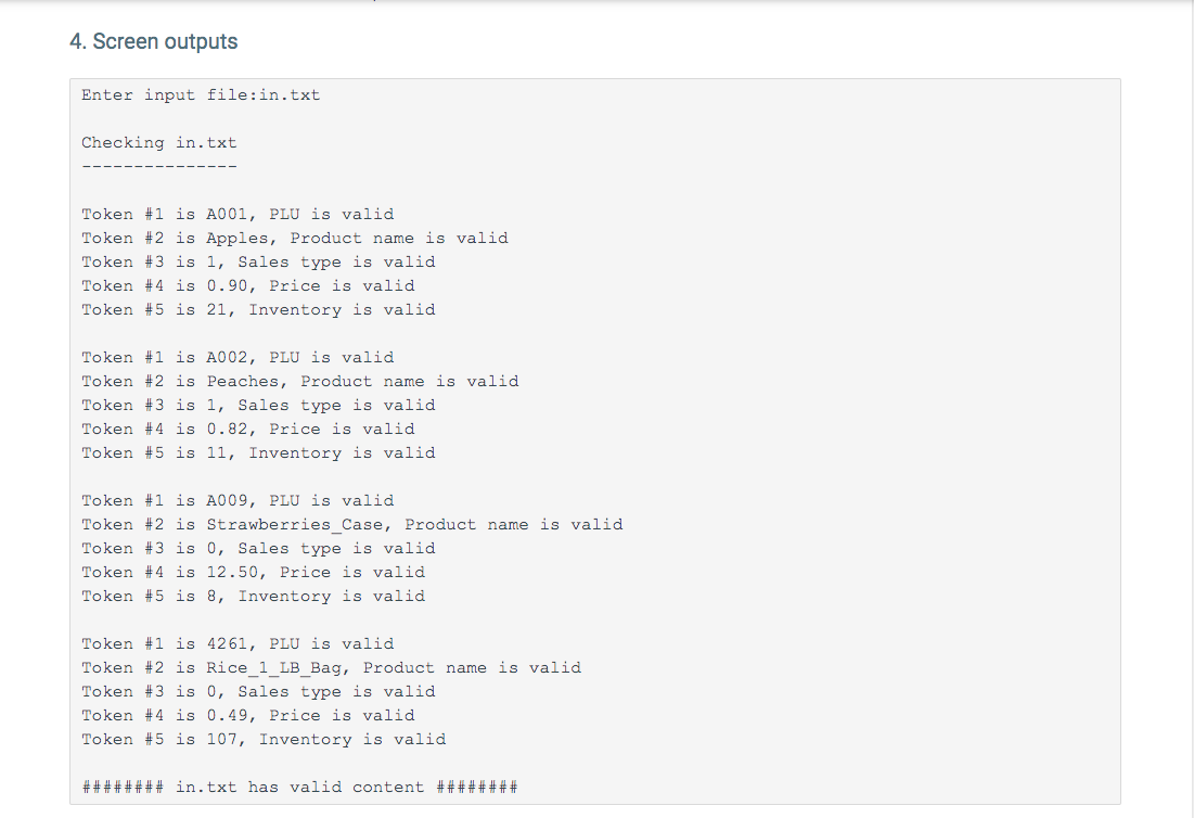 - Product Name, stored as a string - Product Sales Type: 0