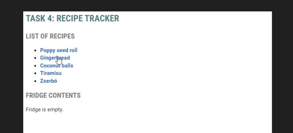 This task you need to create an application which helps us keep