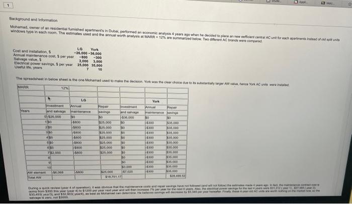  please write the answer with the question number A Background and
