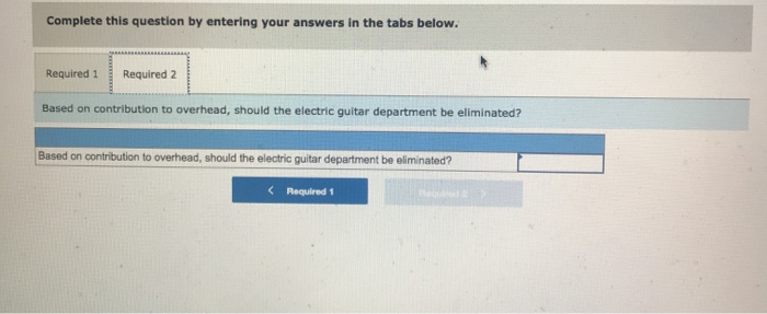 loss. The company classifies advertising, rent, and utilities expenses as Indirect. Electric