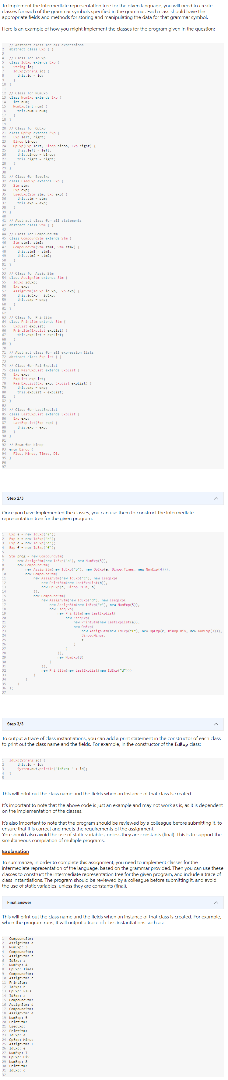 first one which I also need help. My professor said that the