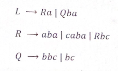  Identify two issues with the above grammar that prevent it from