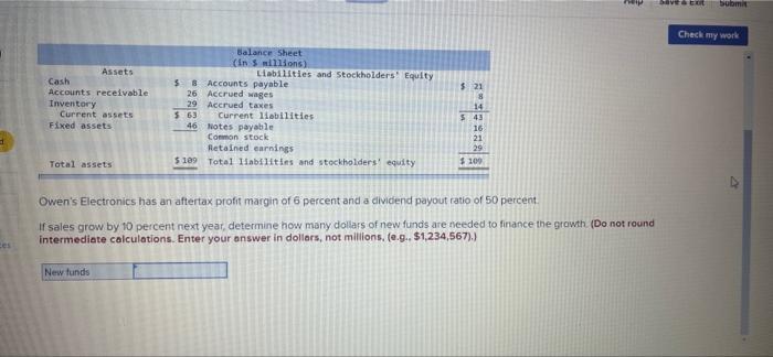 method (L04-3) Owen's Electronics has nine operating plants in seven southwestern states