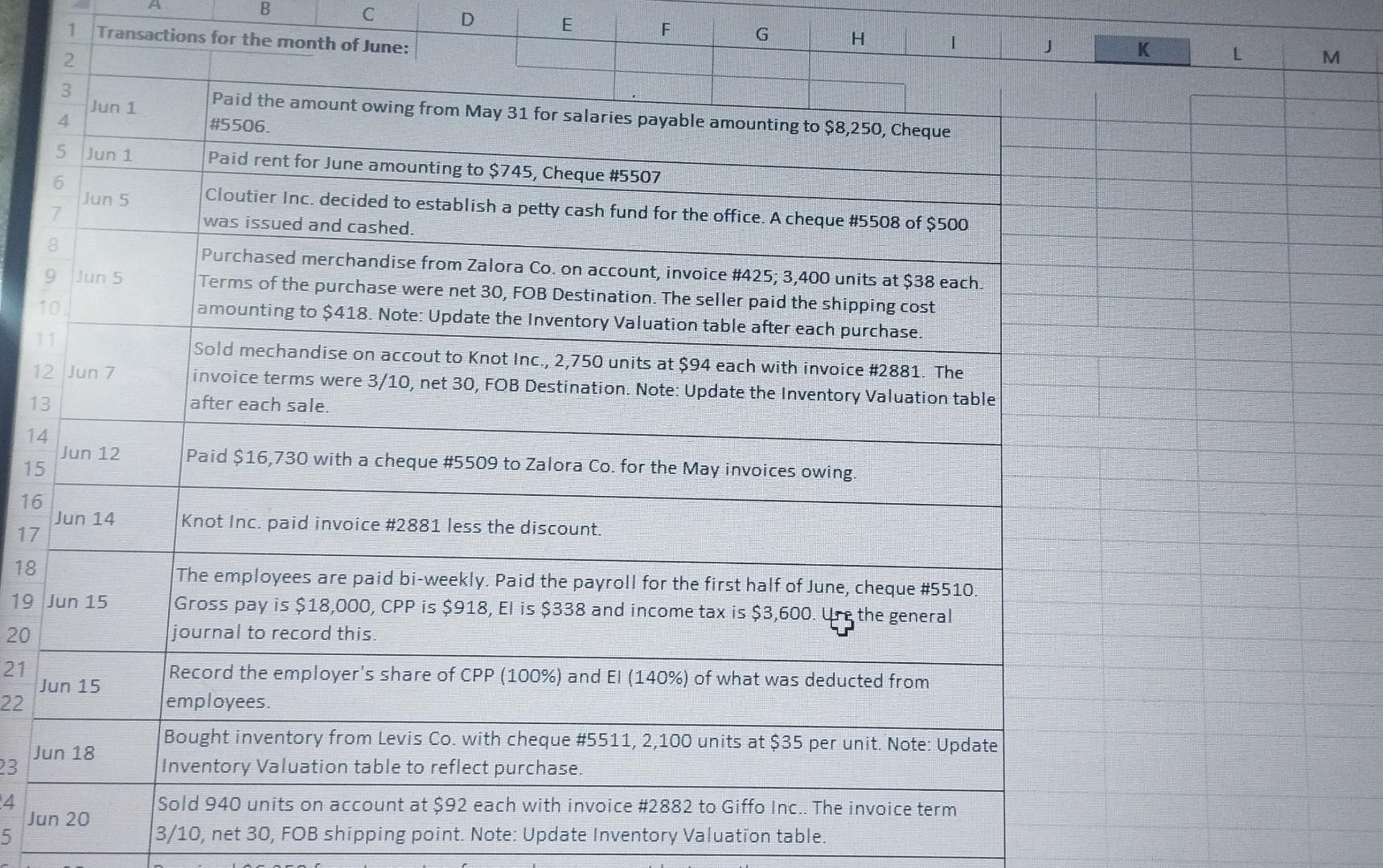 ratio analysis as of the end of that month. They use perpetual