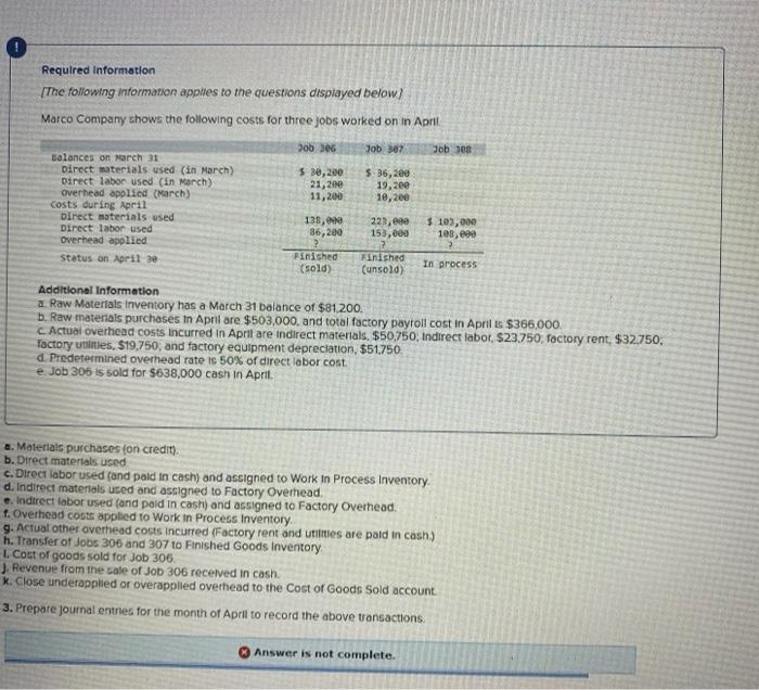 Having trouble with computing question G Required Information [The following information applies