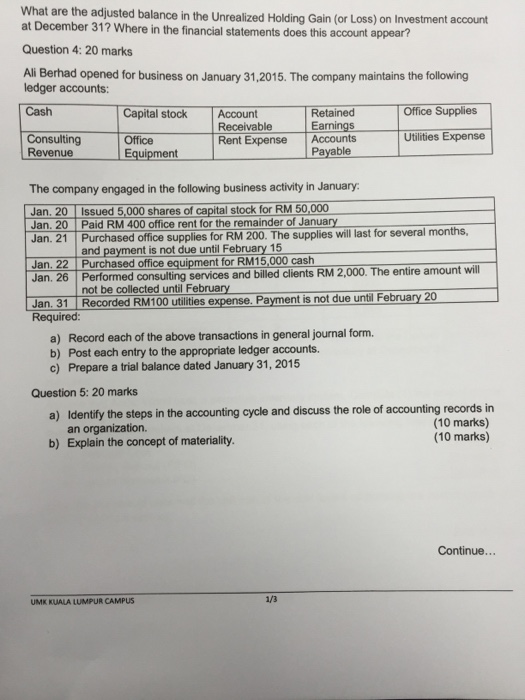  Please answer questions 4 fast please What are the adjusted balance