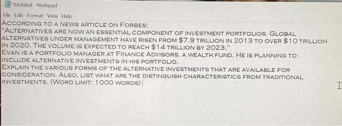  "Untitled Notepad File Edit Format View Help ACCORDING TO A NEWS