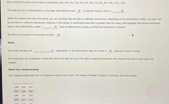 statistics, known as the mean, the median, and the mode, to draw