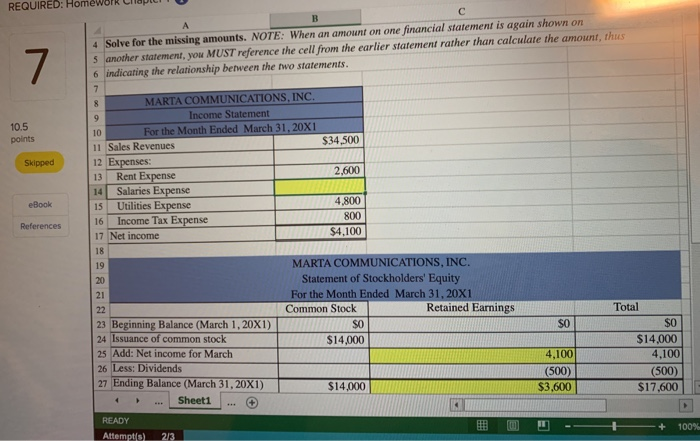 Need help ASAP!! Include steps for the blanks! REQUIRED: Home B A