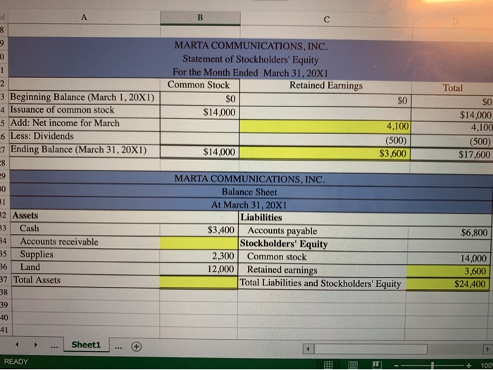 7 4 Solve for the missing amounts. NOTE: When an amount on