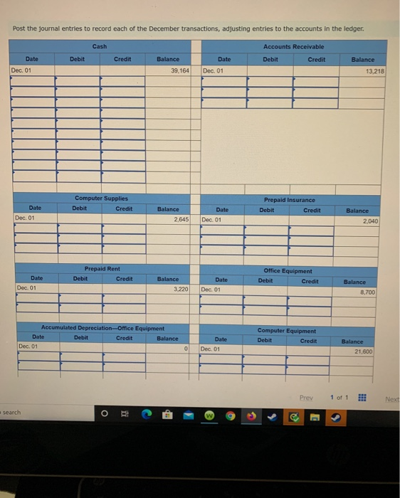 Journal Credit Debit 1,020 1 Dec 02 Advertising expense Cash 1,020 2