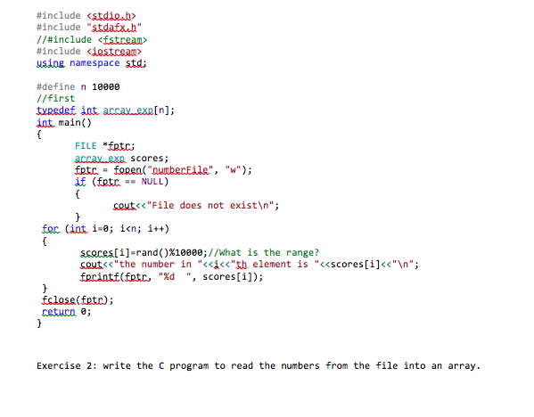  please write in C++ #include staob #include -stdafx.h" //#include usine namespace