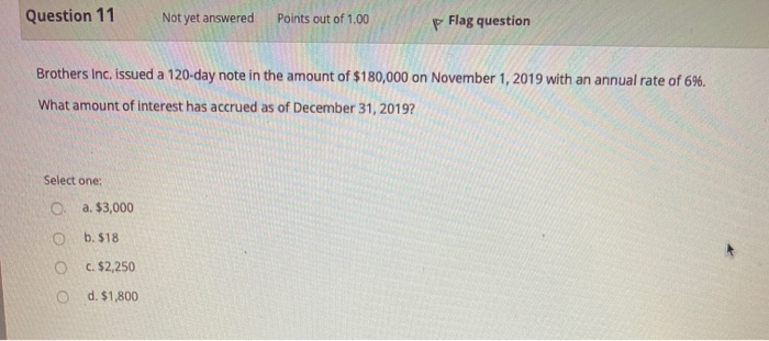 Answer saved Points out of 1.00 Flag question Wonder Company sells a