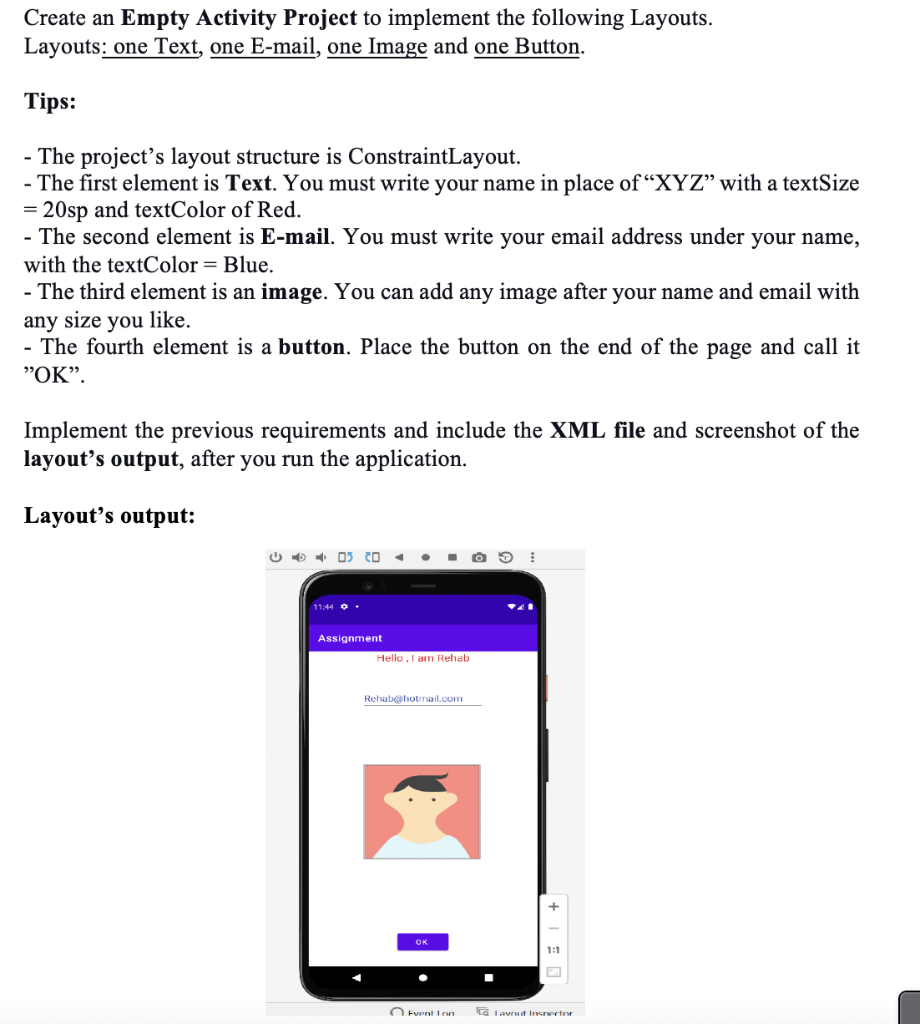 This question is for the mobile application 1. I need new and