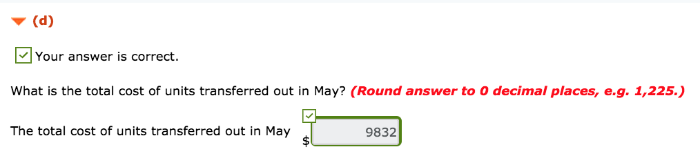 2,830 /31 Overhead 1,280 5/31 Balance Production records show that there were