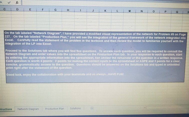question 1: In the column labeled "to" (column D), fill in