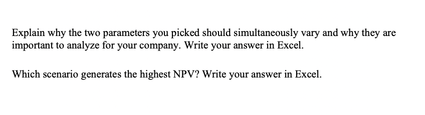 net income Free cash flow Sensitivity analysis and scenario analysis In this