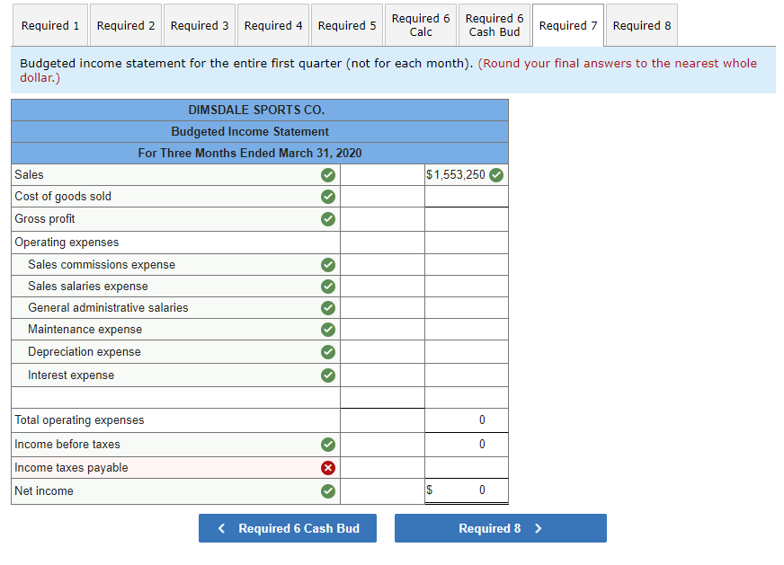 January, February, and March of 2020, management gathers the following information. a.