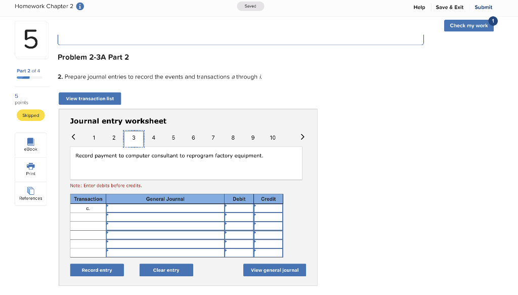 year 2017 is 200% of direct labor. Information on the company's Part