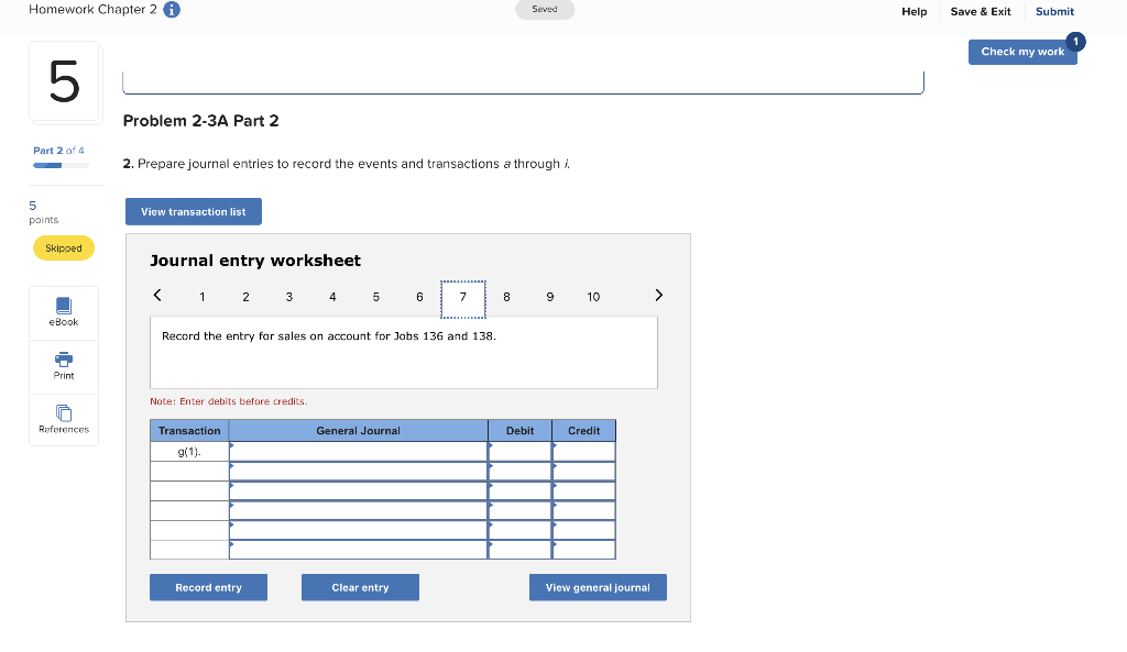 Job 139 Tob 140 Total direct materials Indirect materials Total materials used