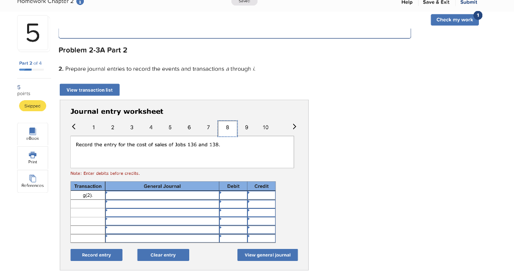 $50,0ao 33,000 19,800 22,800 7.200 132,800 eBoak Print $154, 300 References c.