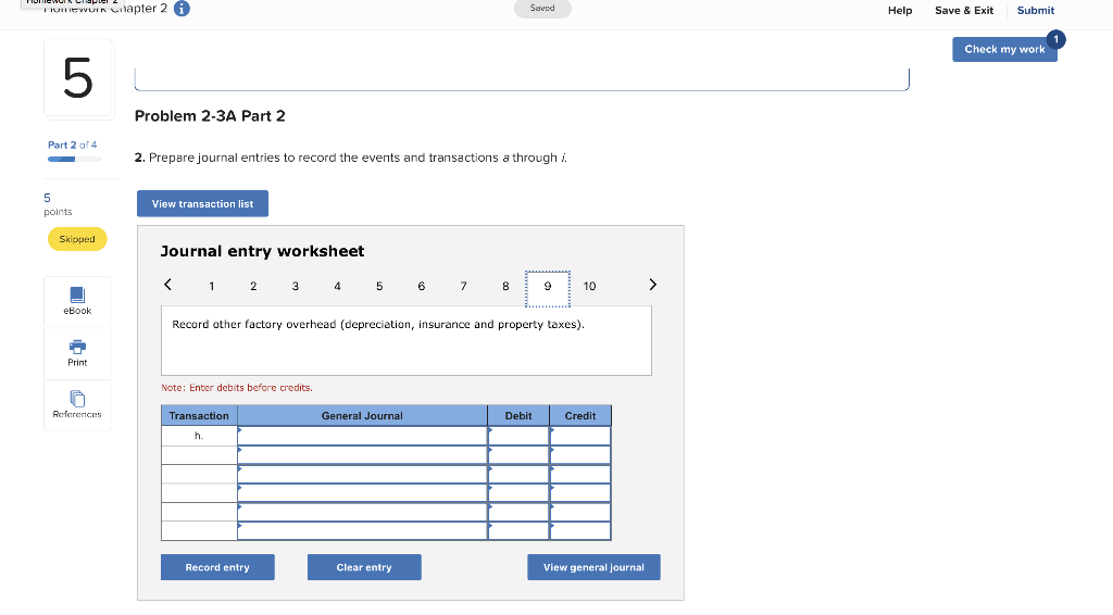 Paid $16,000 cash to a computer consultant to reprogram factory equipment. d.