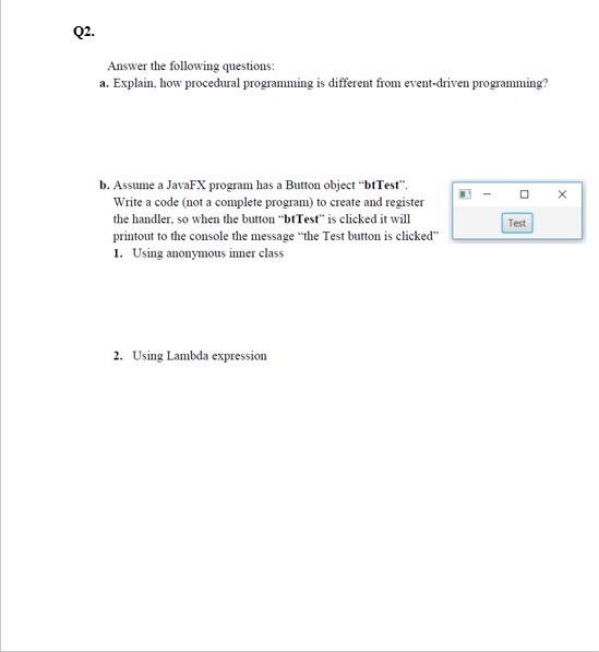 based on the comments in the program to Get the following output