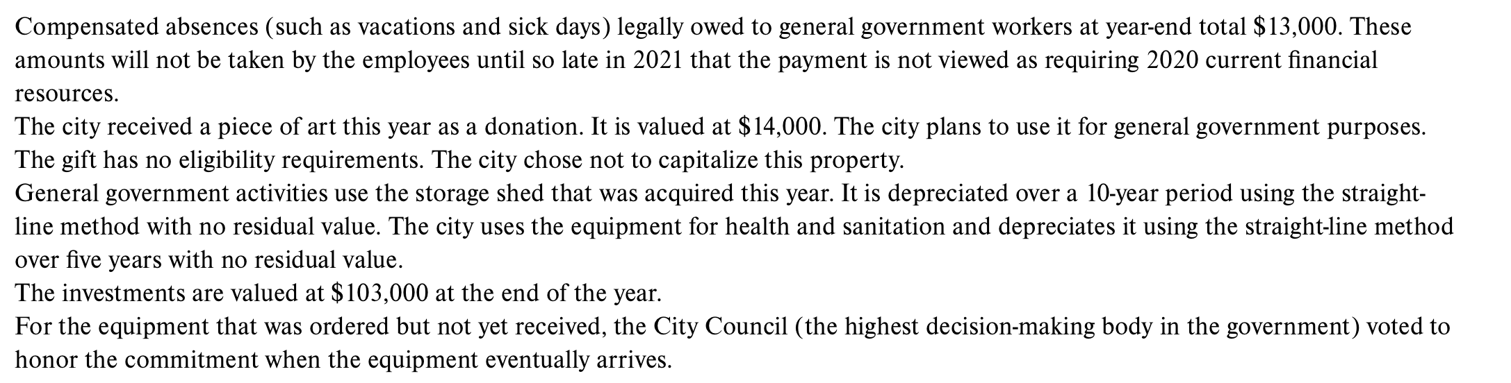 1. Prepare journal entries for the fund financial statements; 2. prepare a