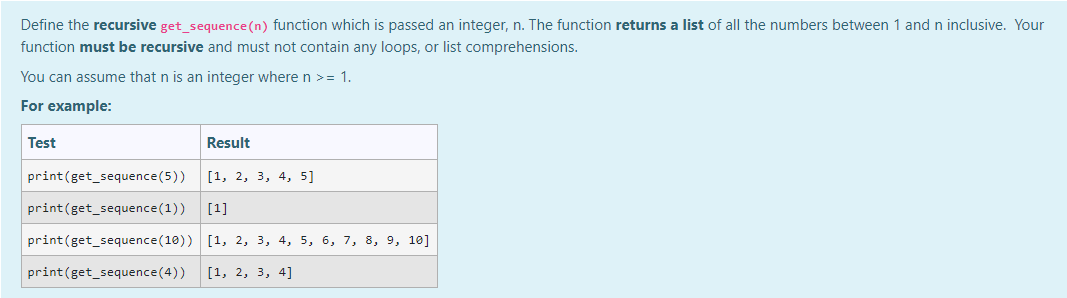 Need some help solving this question. I have trouble thinking recursively (especially