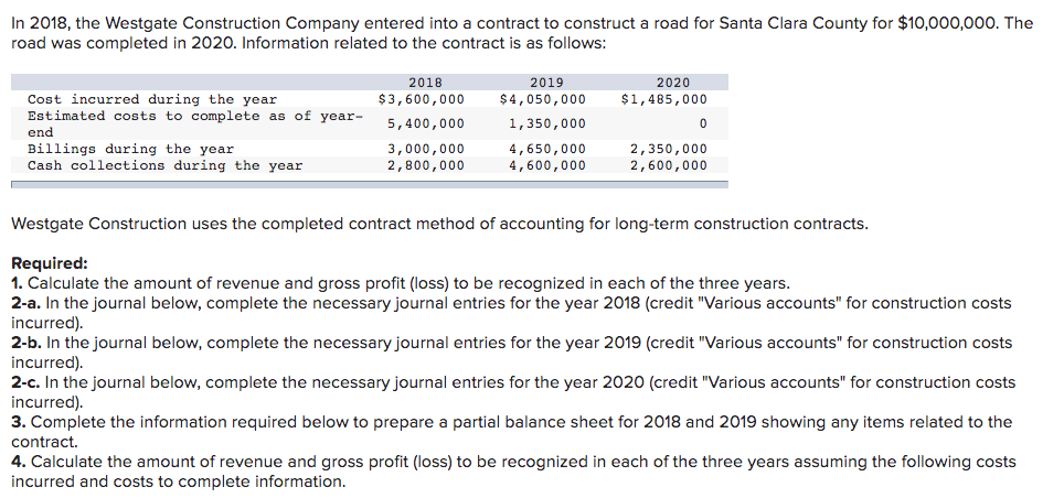 Please complete all parts in the same table as shown if possible,